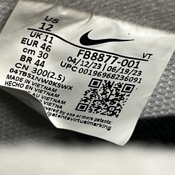 Nike Air Force 1 Winterized Phantom Khaki FB8877-001 Men's Size 12 Shoes Casual - Picture 12 of 12